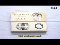 HK41 Phụ nữ thể thao Smart watch 1.32inch AMOLED BT Connectivity Fitness Bracelet
