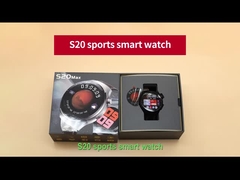 S20 Max Smart Watch IP67 Fitness Tracker Vành đai da Smart Watch Với Màn hình cứng