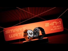 Smart Watch GT98 TWS 2-in-1 tai nghe BT gọi nhịp tim Nhịp huyết áp Kiểm tra sức khỏe Tai nghe Pl