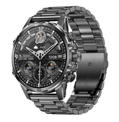 CF53 Đàn ông ngoài trời Smart Watch Với đèn pin 1,75 Inch Amoled nhịp tim 600mAh pin